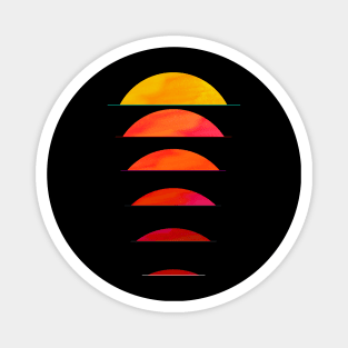 Minimal Sunset Magnet